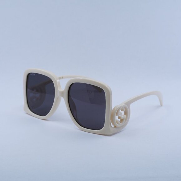 Gucci Accessories - 🕶️ New Gucci GG1326S 009 Sunglasses - Ivory Frame, Grey Mirror Lenses